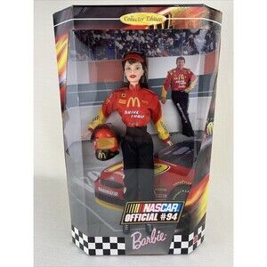 Vintage NASCAR #94 Barbie 1999‎ Doll McDonald’s Collector Edition Bill Elliott